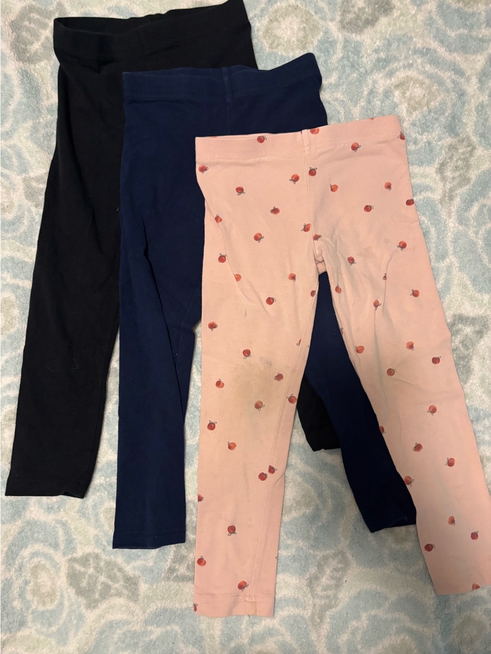 Carter’s 5T Girls Leggings Bundle of 3